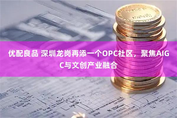 优配良品 深圳龙岗再添一个OPC社区，聚焦AIGC与文创产业融合